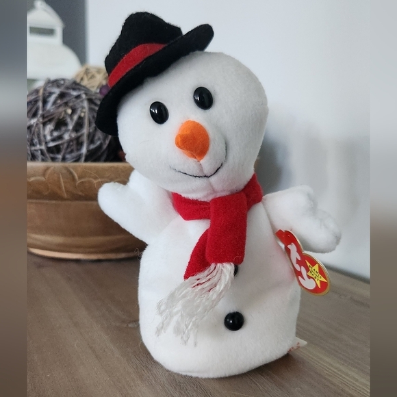 ☃️ Ty Beanie Baby “Snowball” the Snowman 1996 – Vintage Collectible Plush - Picture 7 of 12